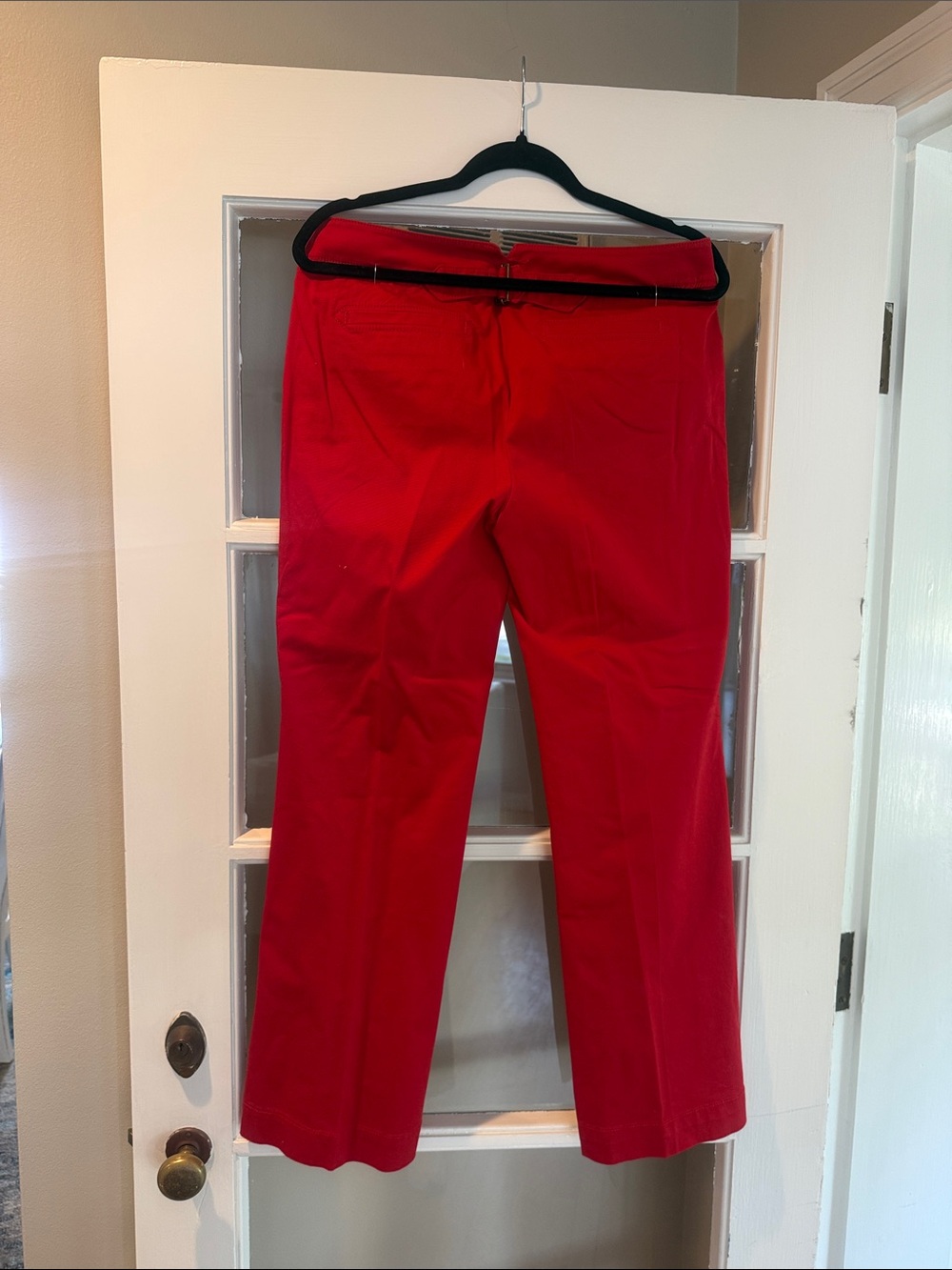 LOFT Red Wide-Leg Sailor Pants - Picture 4 of 4